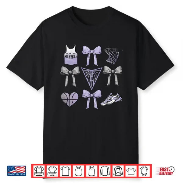 Wnba Golden State Valkyries Bow Grid Shirt