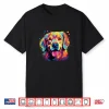 Watercolor Colorful Golden Retriever Dog Shirt