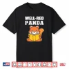 Well Red Panda Bibliophile Shirt