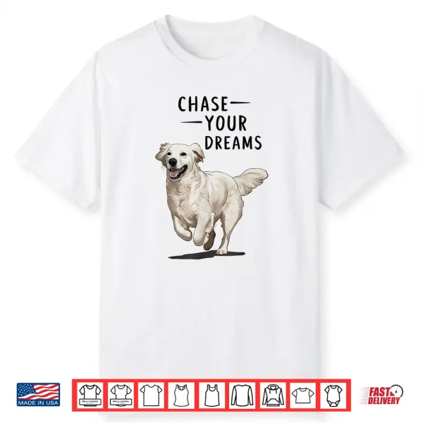 White English Cream Golden Retriever Cute Puppy Canine Shirt