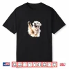 White English Cream Golden Retriever Paw Canine Pooch Fun Shirt