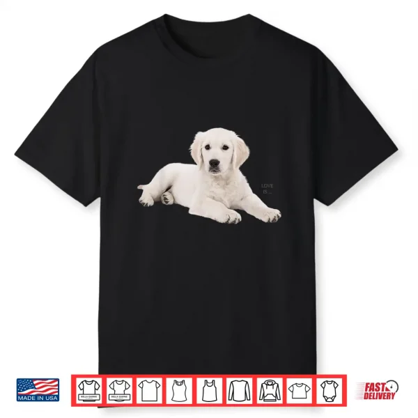 White Labrador Retriever Yellow Love Lab Mom Dog Shirt