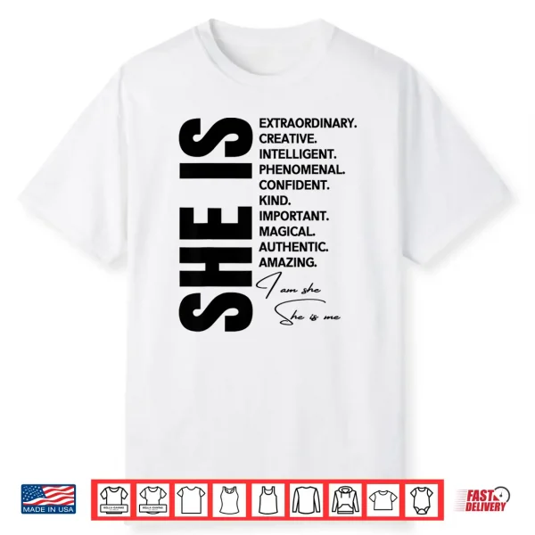 Woman Affirmation Juneteenth Freedom Day Black History Month Shirt