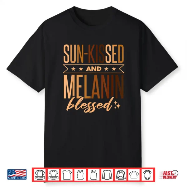 Women Black Pride Melanin Black History Juneteenth Shirt