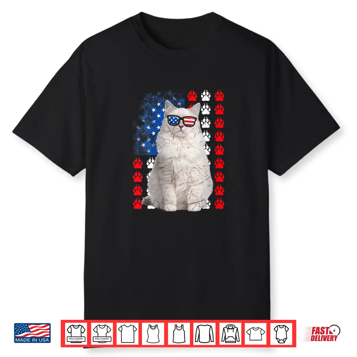 Womens Funny Ragdoll Cat Paws Usa Flag Indepedence Day 4Th Of July Shirt Womens Funny Ragdoll Cat Paws Usa Flag Indepedence Day 4Th Of July Shirt