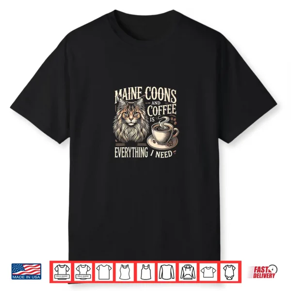 Womens Maine Coon Lover Maine Coon Cat Maine Coons Shirt