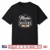 Womens Mama With A Master’S Degree Graduation Mom Celebration Shirt
