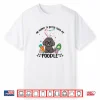 Womens No Bunny Is Better Than My Black Toy Poodle Dog Easter Day Shirt