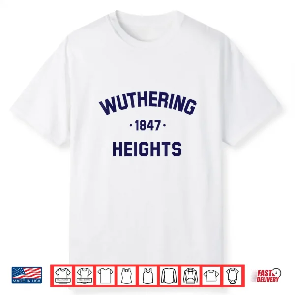 Wuthering Heights By Emily Bronte Booklover Shirt