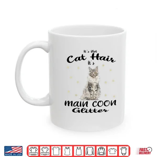 mug maine coon its not cat hair maine coon cat cats kitten shirt