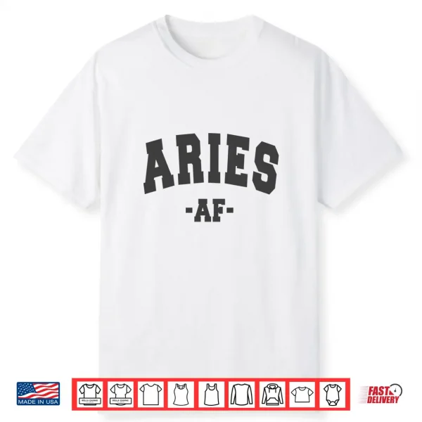 Aries Astrology Zodiac Sign Decorations Shirt