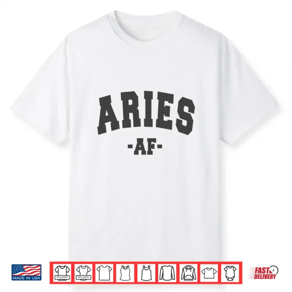 Aries Astrology Zodiac Sign Decorations Women Men Kids Shirt