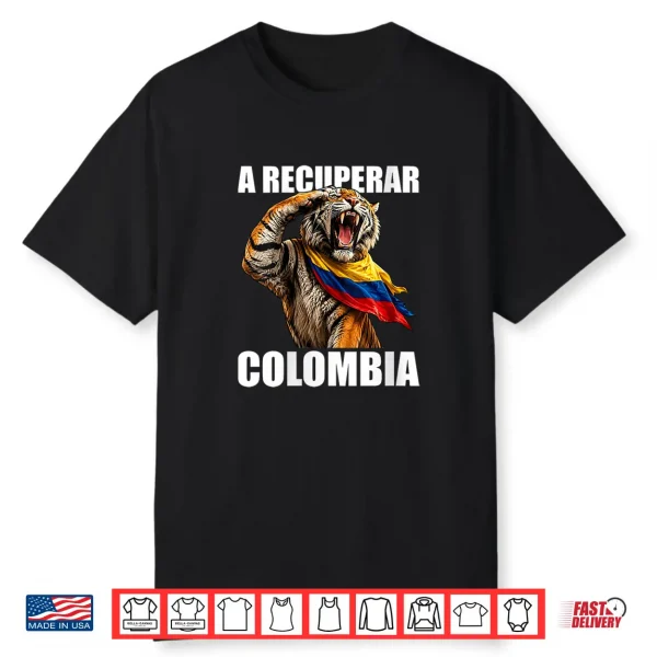 Abelardo Presidente 2026 Colombian Flag Firme Por La Patria Shirt