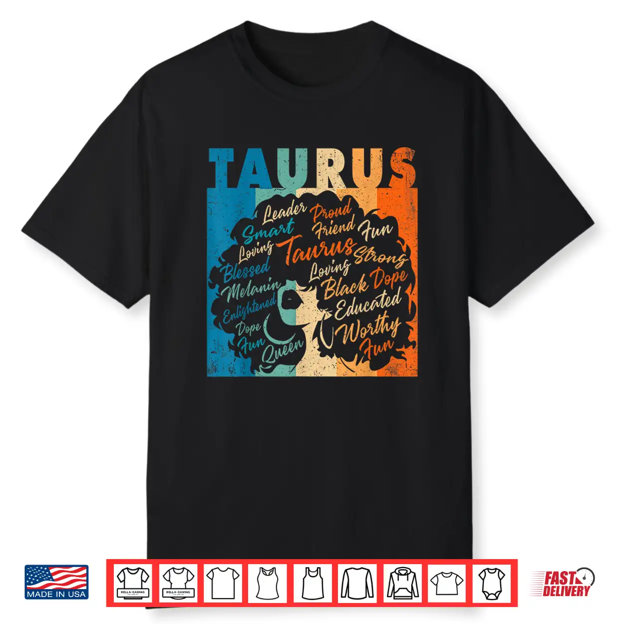 African American Women Zodiac Birthday Taurus Girl Shirt African American Women Zodiac Birthday Taurus Girl Shirt