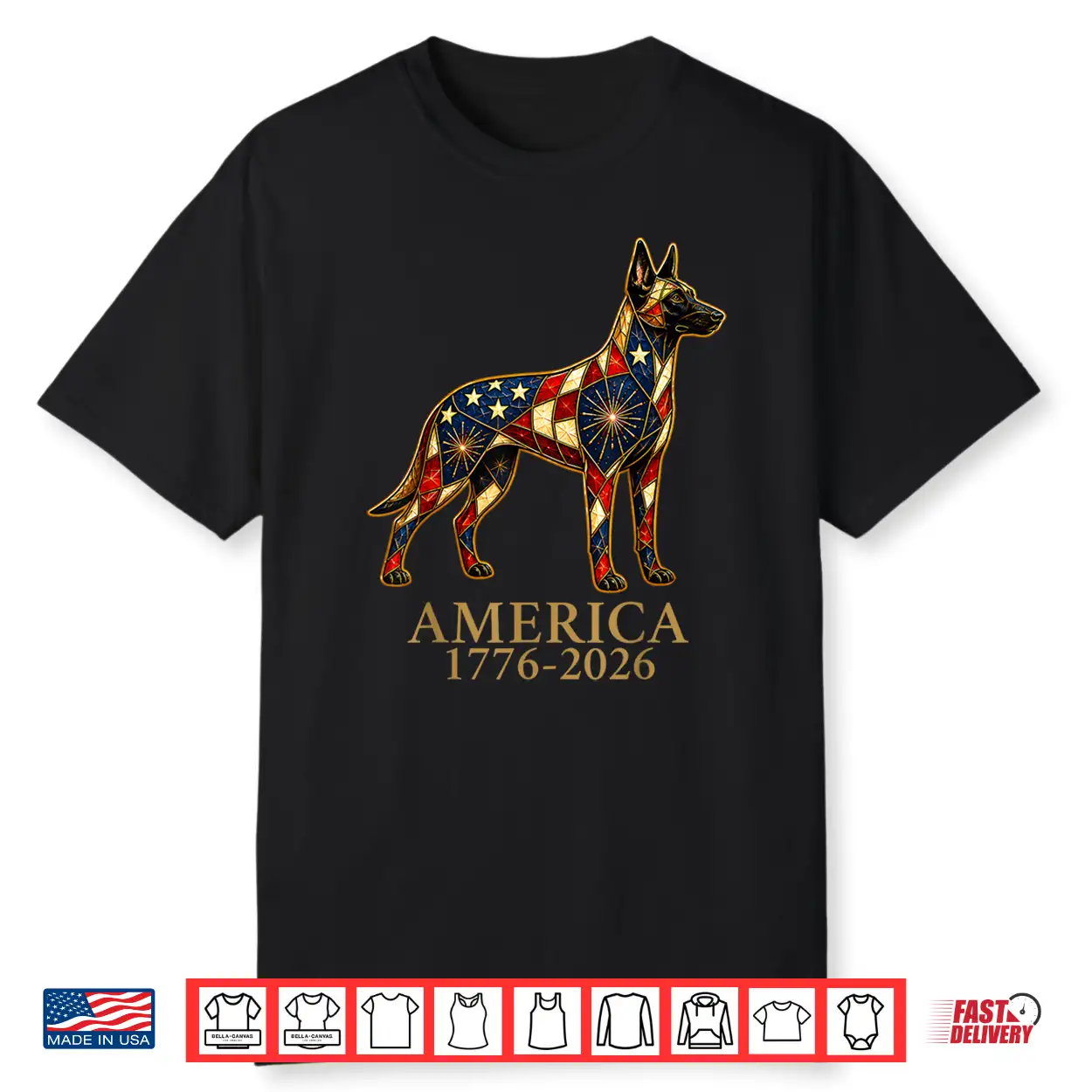 America 1776 2026 Belgian Malinois Patriotic Us Flag Usa Shirt America 1776 2026 Belgian Malinois Patriotic Us Flag Usa Shirt