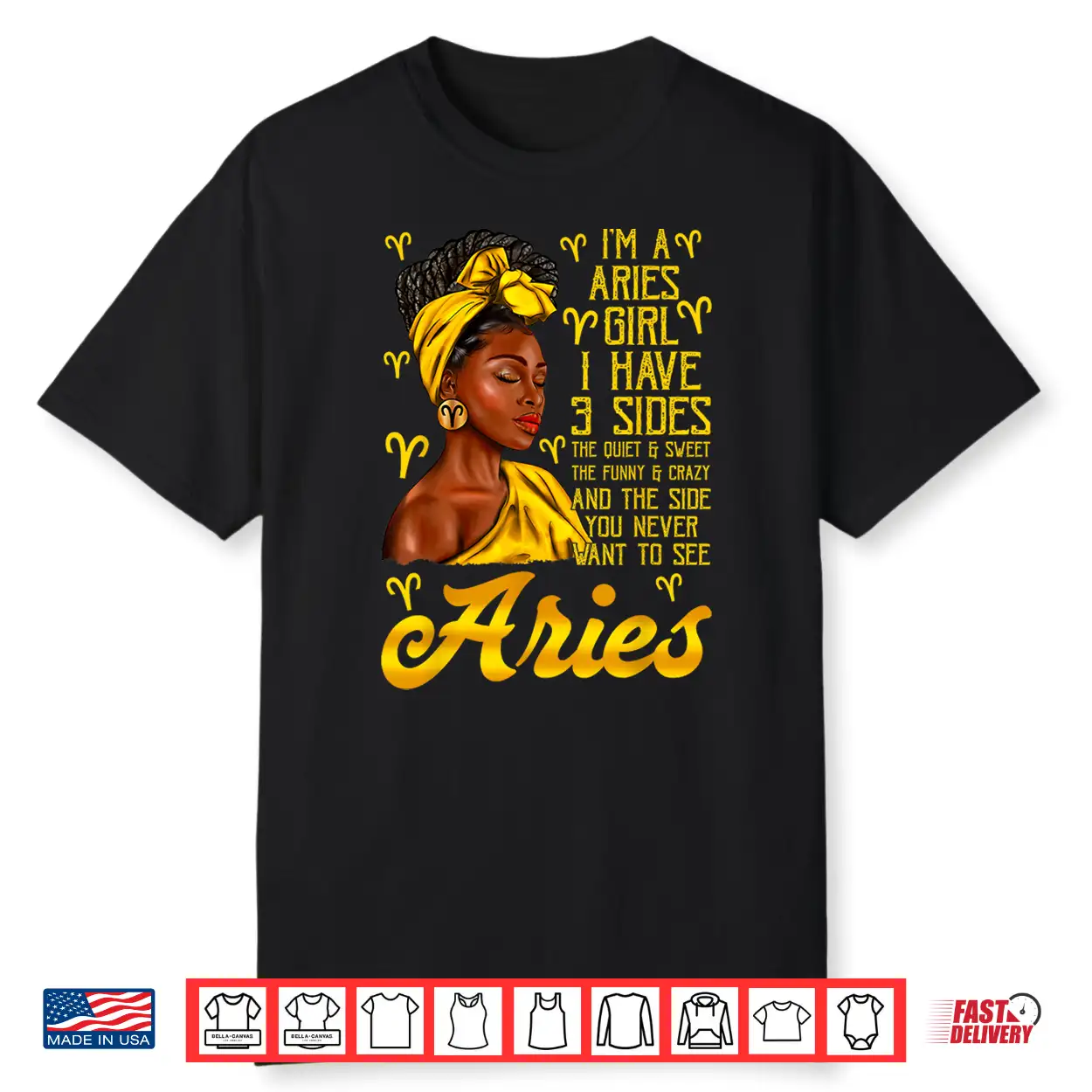 Aries Afro Black Woman It’S My Birthday Zodiac Sign Shirt Aries Afro Black Woman It’S My Birthday Zodiac Sign Shirt