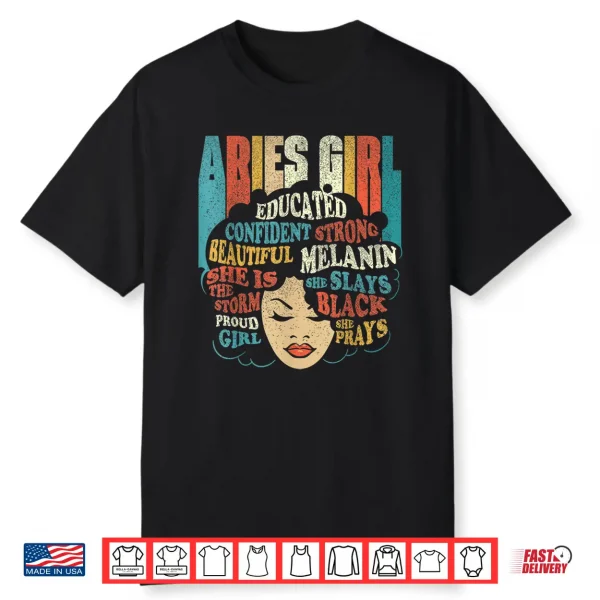 Aries Girl Astrology Zodiac Sign Horoscope Astrologer Shirt