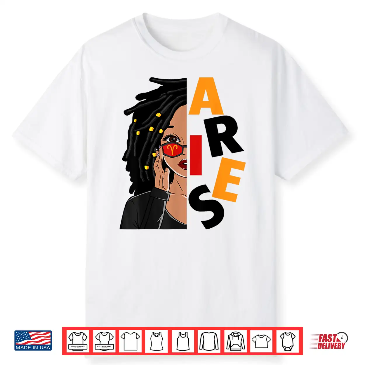 Aries Girls African American Loc’D Women Zodiac Sign Shirt Aries Girls African American Loc’D Women Zodiac Sign Shirt