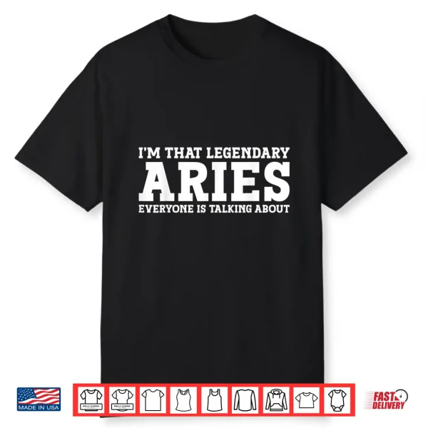 Aries Personal Name Funny Aries Shirt