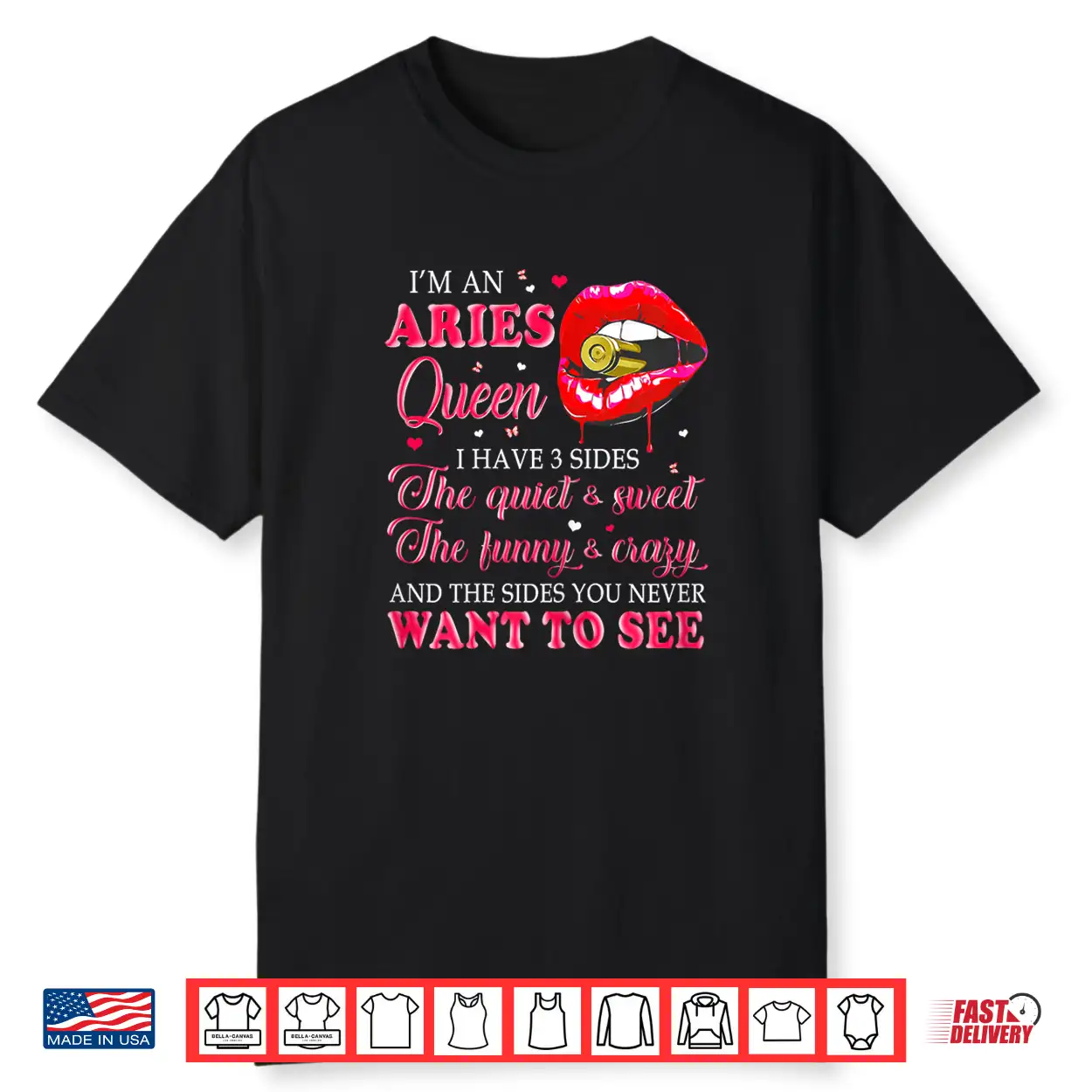 Aries Queen Birthday Zodiac Horoscope April March Lips Shirt Aries Queen Birthday Zodiac Horoscope April March Lips Shirt