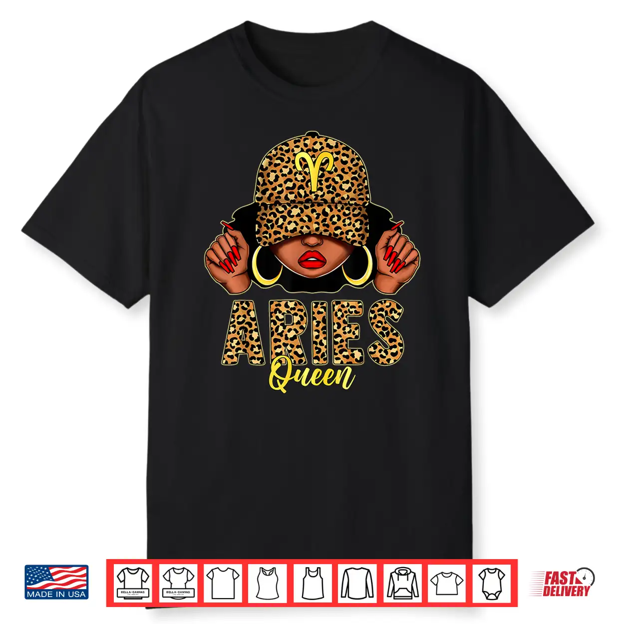 Aries Queen Black Woman Leopard Cap Hat Zodiac Birthday Shirt Aries Queen Black Woman Leopard Cap Hat Zodiac Birthday Shirt