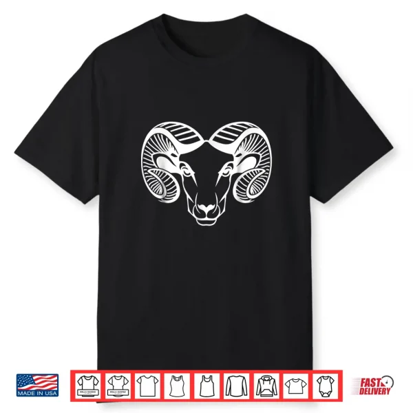 Aries Ram Astrology Shirt Zodiac Tee Shirt