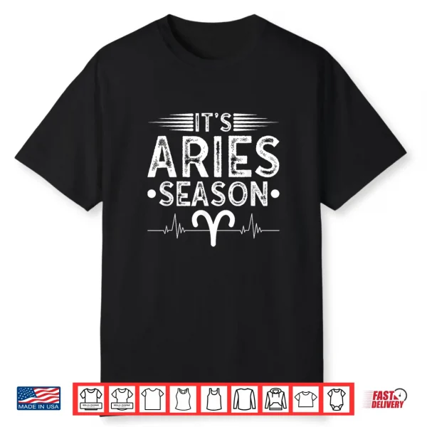 Aries Season Horoscope Astrology Zodiac Sign Shirt