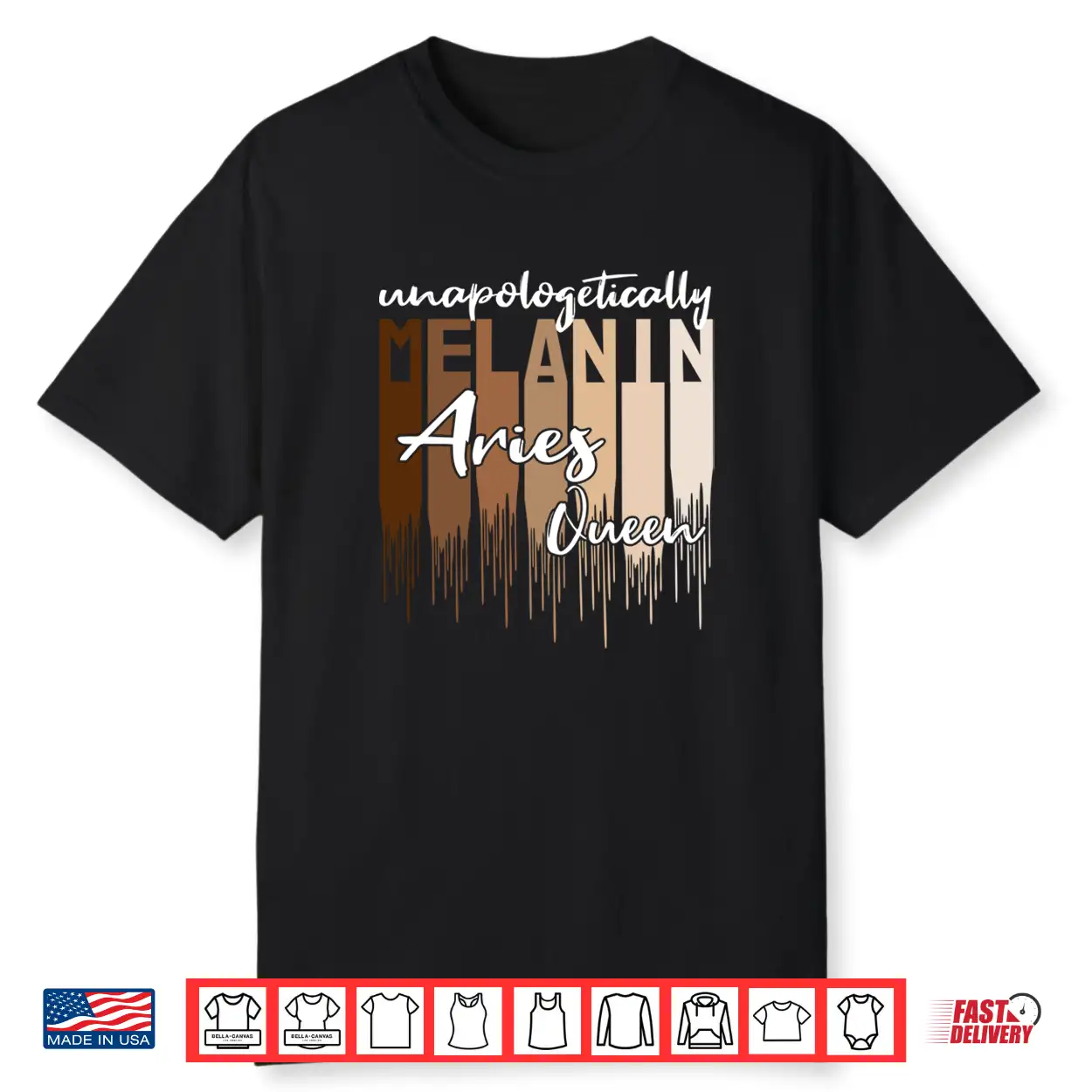 Aries Unapologetically Melanin Queen For Black Women Shirt Aries Unapologetically Melanin Queen For Black Women Shirt