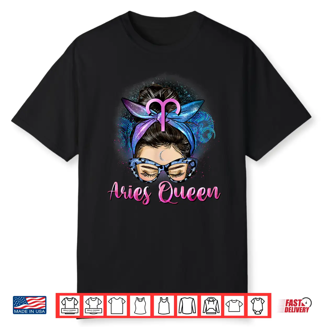 Aries Vibes Messy Bun March April Birthday Cute Aries Queen Shirt Aries Vibes Messy Bun March April Birthday Cute Aries Queen Shirt