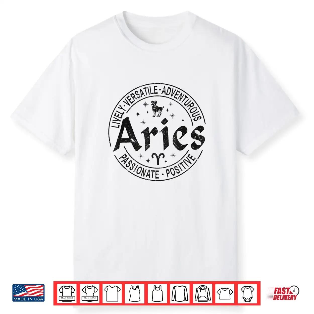 Aries Virtues Vintage Style Zodiac Design Aries Shirt Aries Virtues Vintage Style Zodiac Design Aries Shirt