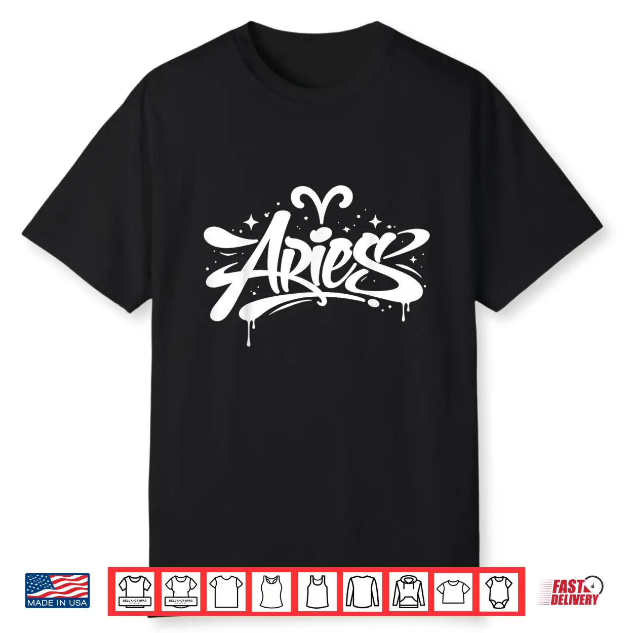 Aries Zodiac Graffiti Handstyle Astrology Star Sign Shirt Aries Zodiac Graffiti Handstyle Astrology Star Sign Shirt