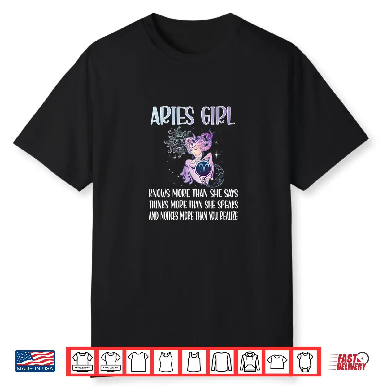 Aries Zodiac Sign Girl Aries Horoscope Astrology Shirt Aries Zodiac Sign Girl Aries Horoscope Astrology Shirt