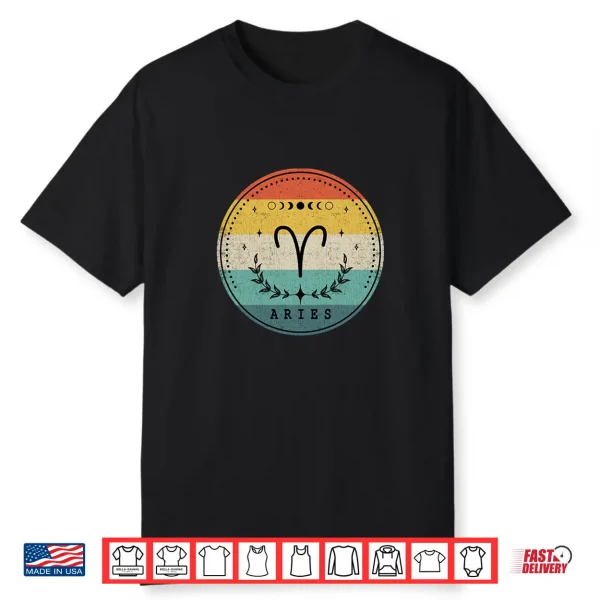 Aries Zodiac Sign Horoscope Aries Birthday Present Aries Shirt