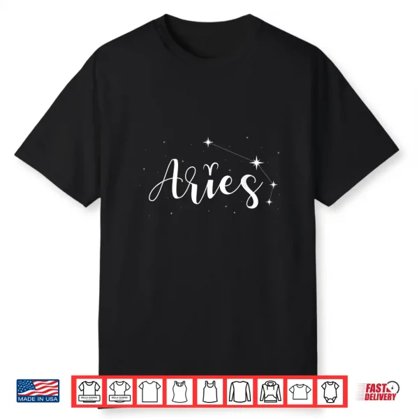 Aries Zodiac Sign Horoscope Astrology Symbol Shirt