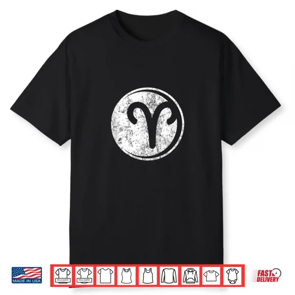 Aries Zodiac Sign March April Birthday Astrology Shirt