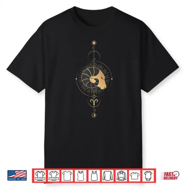 Aries Zodiac Sign Symbol Cosmic Cool Astrology Lover Gifts Shirt