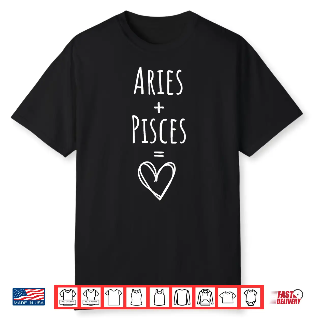 Aries And Pisces Couple Matching Zodiac Sign Shirt Aries And Pisces Couple Matching Zodiac Sign Shirt