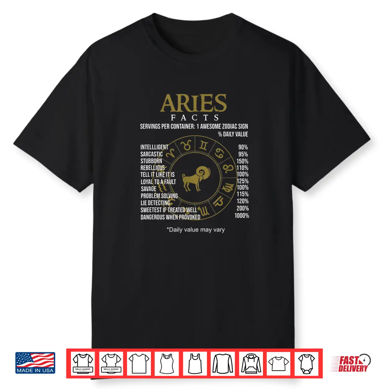 Astrological Zodiac Sign Aries Shirt Astrological Zodiac Sign Aries Shirt