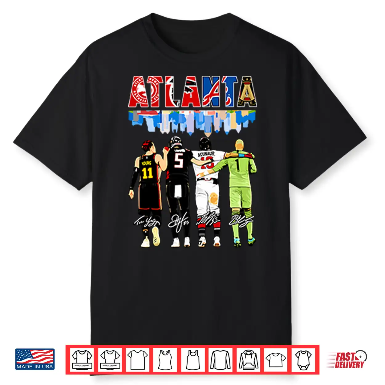 Atlanta Sports Legends Shirt Atlanta Sports Legends Shirt