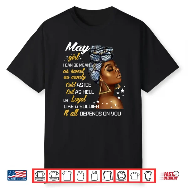 Birthday Gift May Girl Taurus Gemini Women Shirt