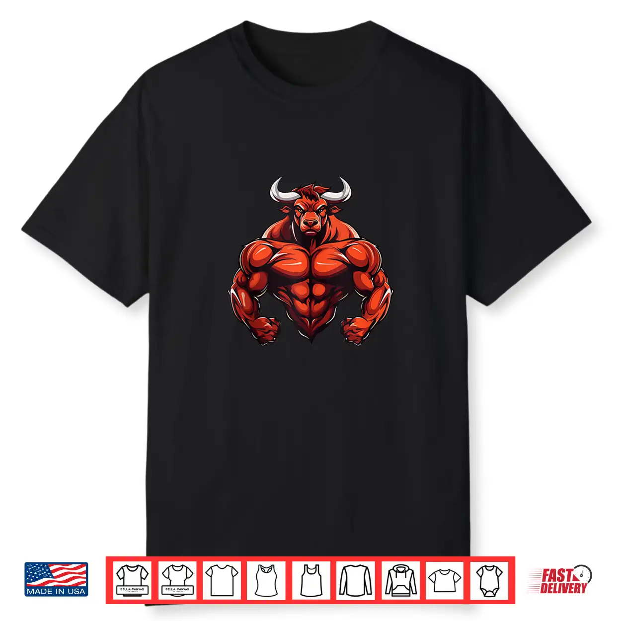 Bull Muscles Taurus Workout Gym Bodybuilding Shirt Bull Muscles Taurus Workout Gym Bodybuilding Shirt