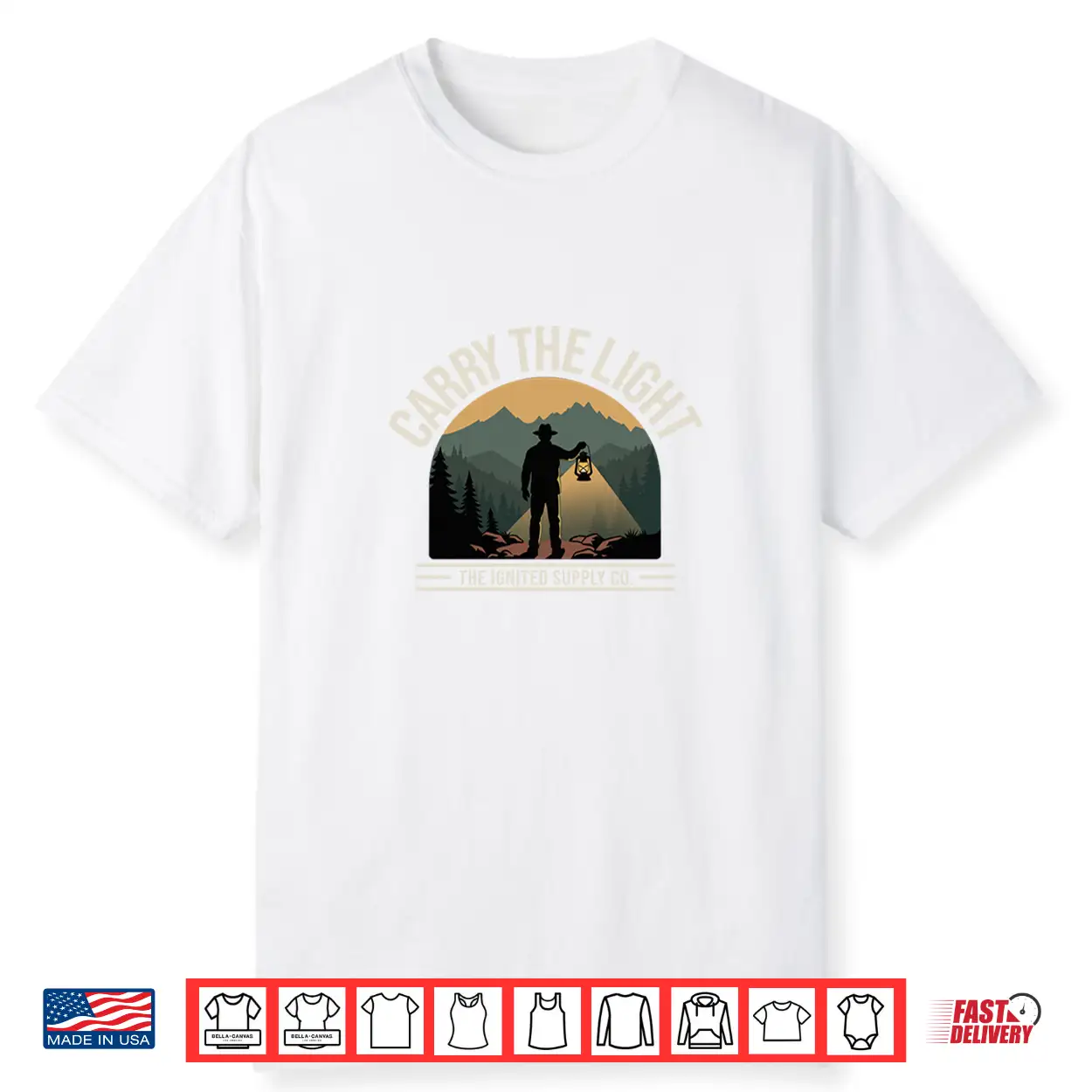 Carry The Light Overcomer Faith Entrepreneur Tee Men Women Performance Shirt Carry The Light Overcomer Faith Entrepreneur Tee Men Women Performance Shirt