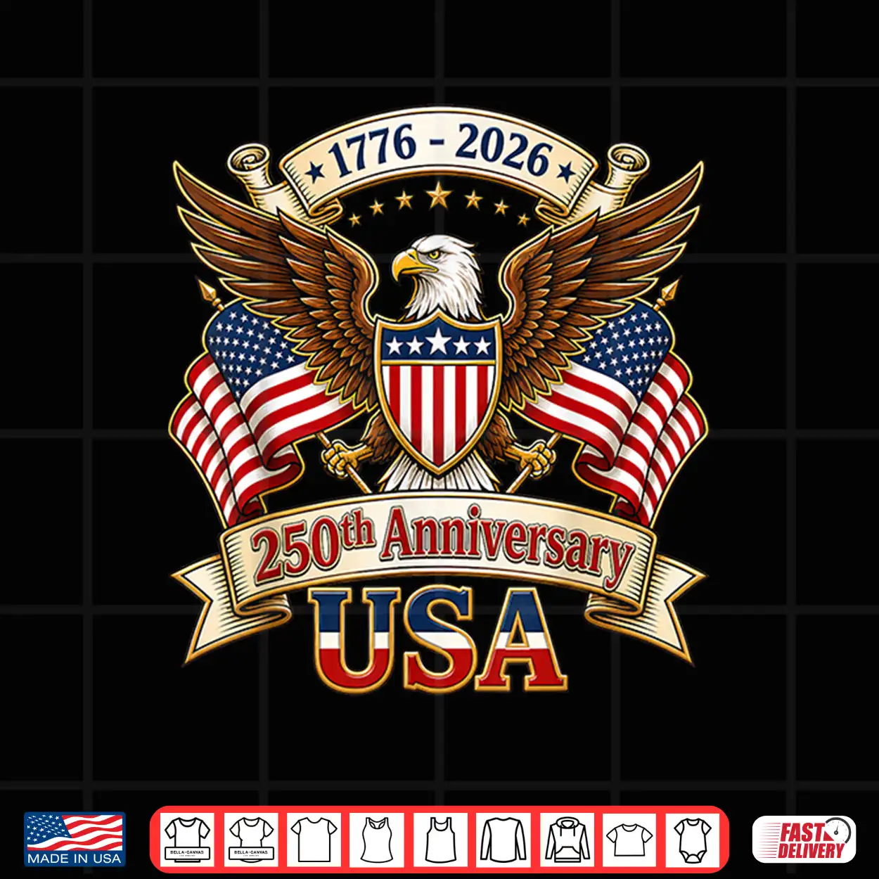 250 Years American 250Th Anniversary 4Th Of July 1776 2026 Shirt 250 Years American 250Th Anniversary 4Th Of July 1776 2026 Shirt