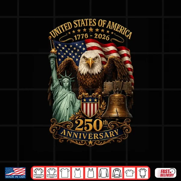 America 250Th Anniversary 1776 2026 Patriotic 4Th Of July Shirt 4 Design America 250th Anniversary 1776 2026 Patriotic 4th of July Shirt