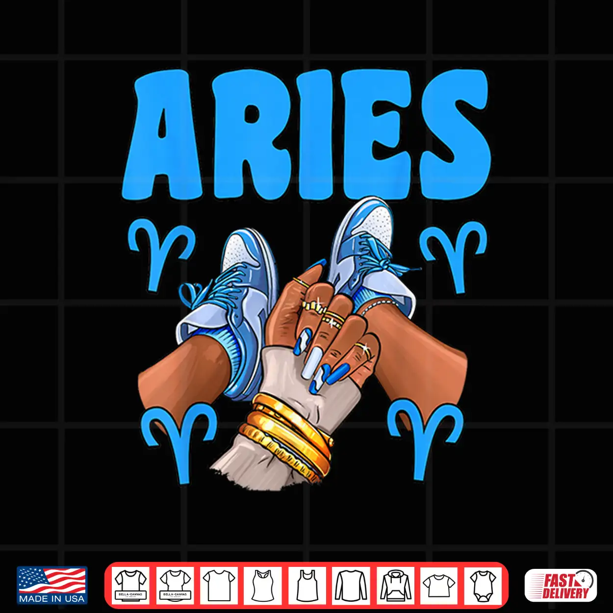 Aries Girl Sneakers Astrology Zodiac Bday Black Women Shirt Aries Girl Sneakers Astrology Zodiac Bday Black Women Shirt