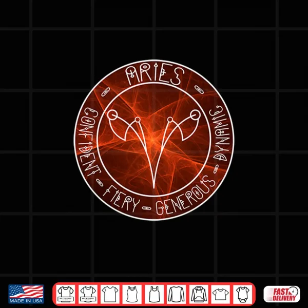Design Aries Hoodie with Zodiac Astrology Symbol Shirt