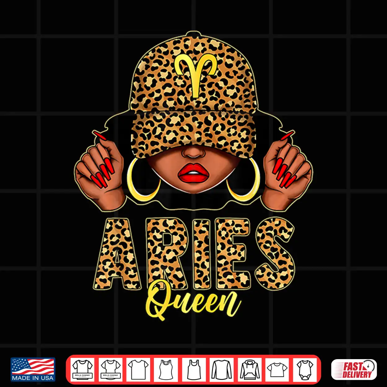 Aries Queen Black Woman Leopard Cap Hat Zodiac Birthday Shirt Aries Queen Black Woman Leopard Cap Hat Zodiac Birthday Shirt