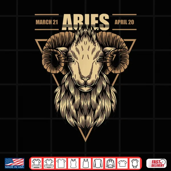 Aries Ram Zodiac Sign Symbol Astrology Dates Shirt Shirt 4 Design Aries Ram Zodiac Sign Symbol Astrology Dates Shirt Shirt