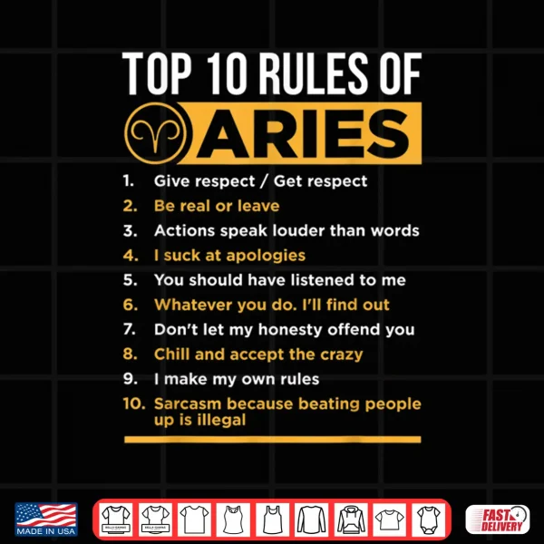Aries Traits Facts Horoscope Zodiac Astrological Sign Gift Shirt 4 Design Aries Traits Facts Horoscope Zodiac Astrological Sign Gift Shirt