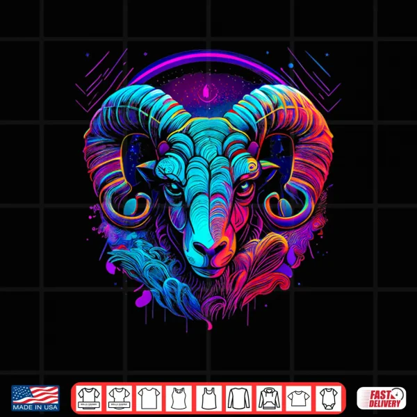 Aries Zodiac Sign Ram Graphic Astrology Cool Horoscope Art Shirt 4 Design Aries Zodiac Sign Ram Graphic Astrology Cool Horoscope Art Shirt